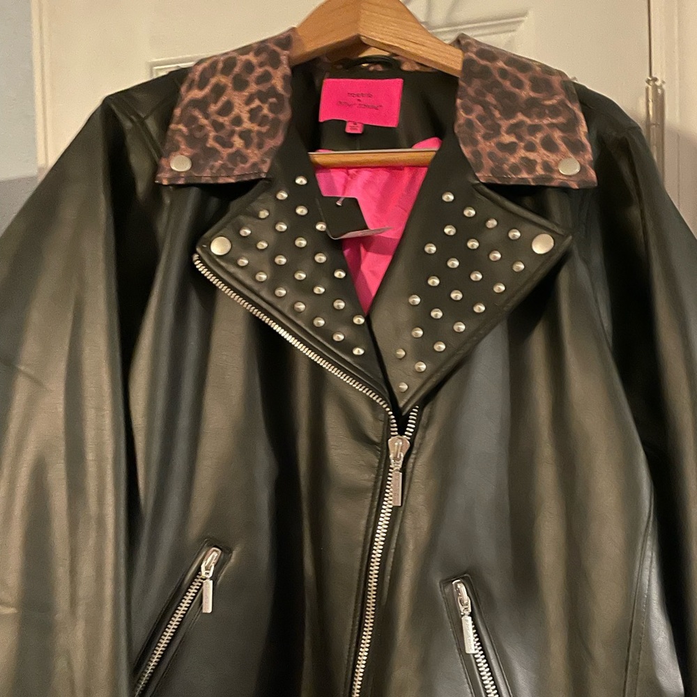 Betsey John NWT Leather Jacket